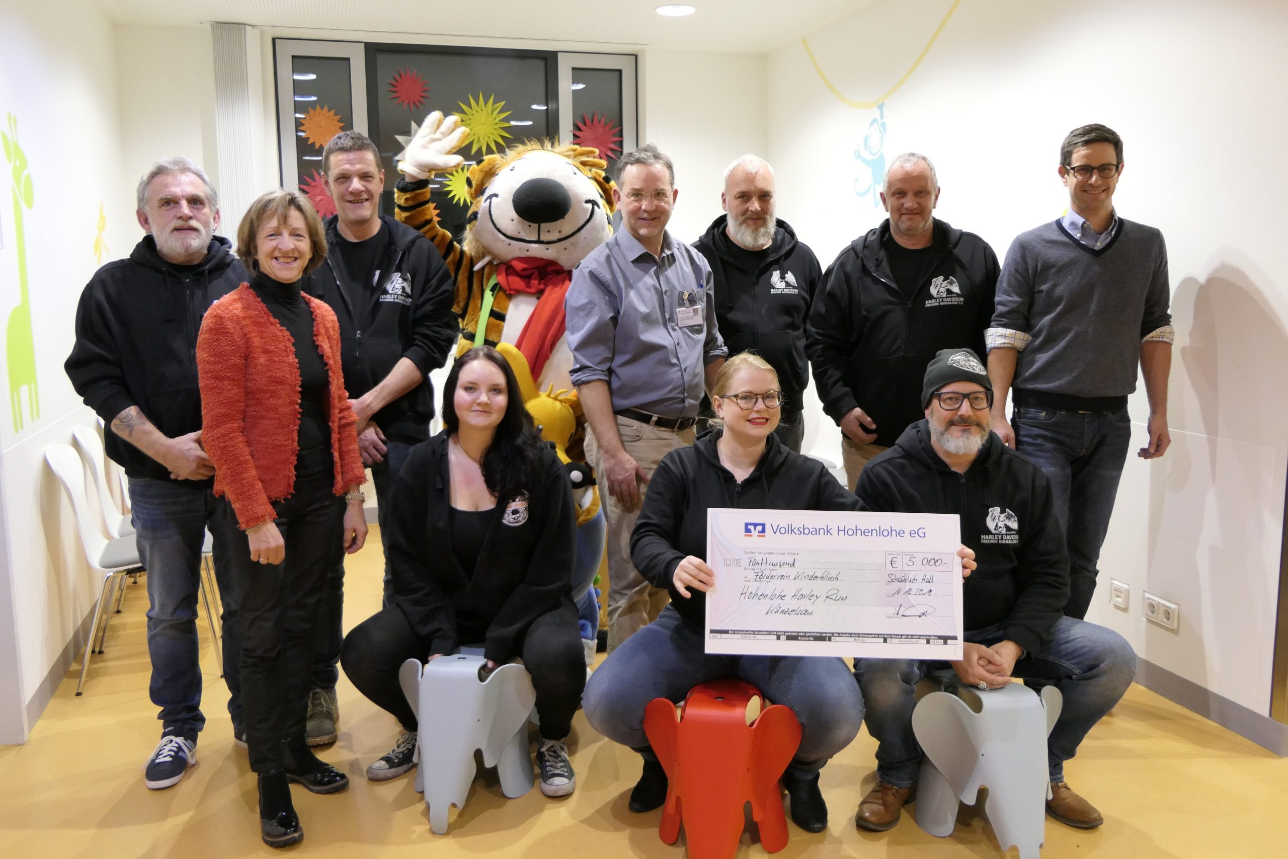 Harley-Freunde Hohenlohe spenden 5 000 Euro