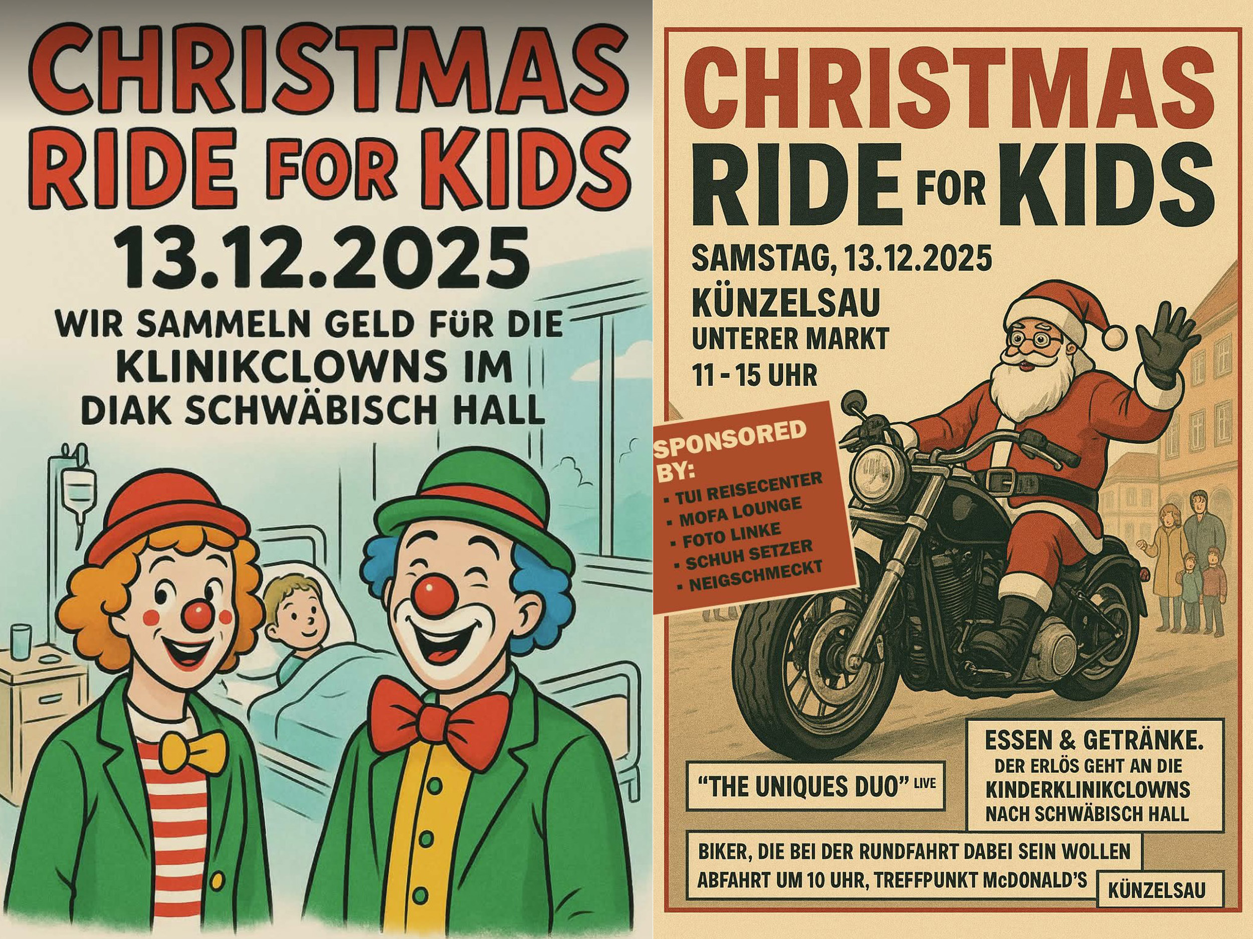 Christmas Ride for Kids am 13.12.2025